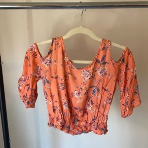 Floral crop top